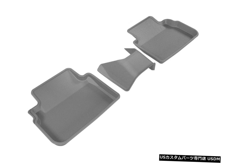 Floor Mat カグー全天候型カスタムフィットライナーグレー2列目フロアマットL1SB02221501 Kagu All-Weather Custom Fit Liners Gray 2nd Row Floor Mats L1SB02221501 【並行輸入品】