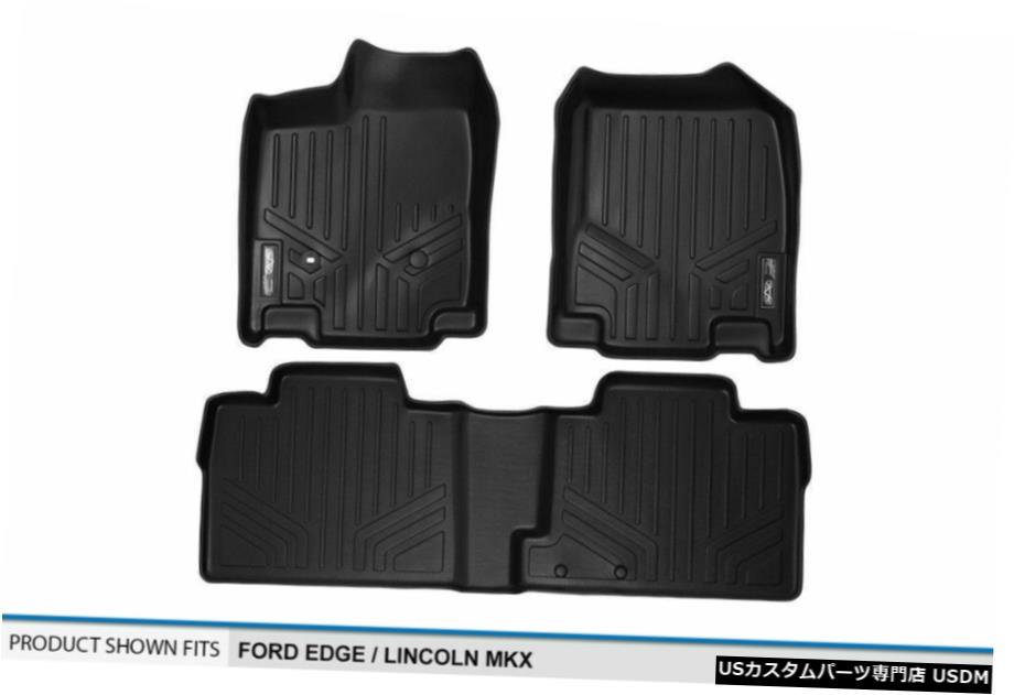 Floor Mat MaxLinerカスタム全天候型1列目および2列目フロアマットセット2007-2010エッジ/ MKX MaxLiner Custom All Weather 1st & 2nd Row Floor Mats Set for 2007-2010 Edge/MKX 【並行輸入品】