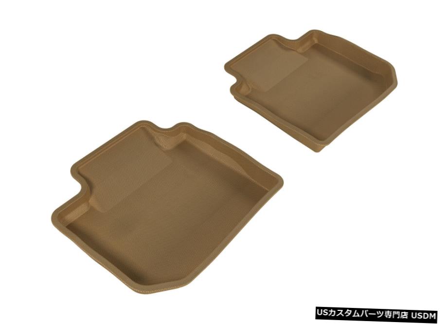 Floor Mat カグー全天候型カスタムフィットライナータン2列目フロアマットL1SB00821502 Kagu All-Weather Custom Fit Liners Tan 2nd Row Floor Mats L1SB00821502 【並行輸入品】