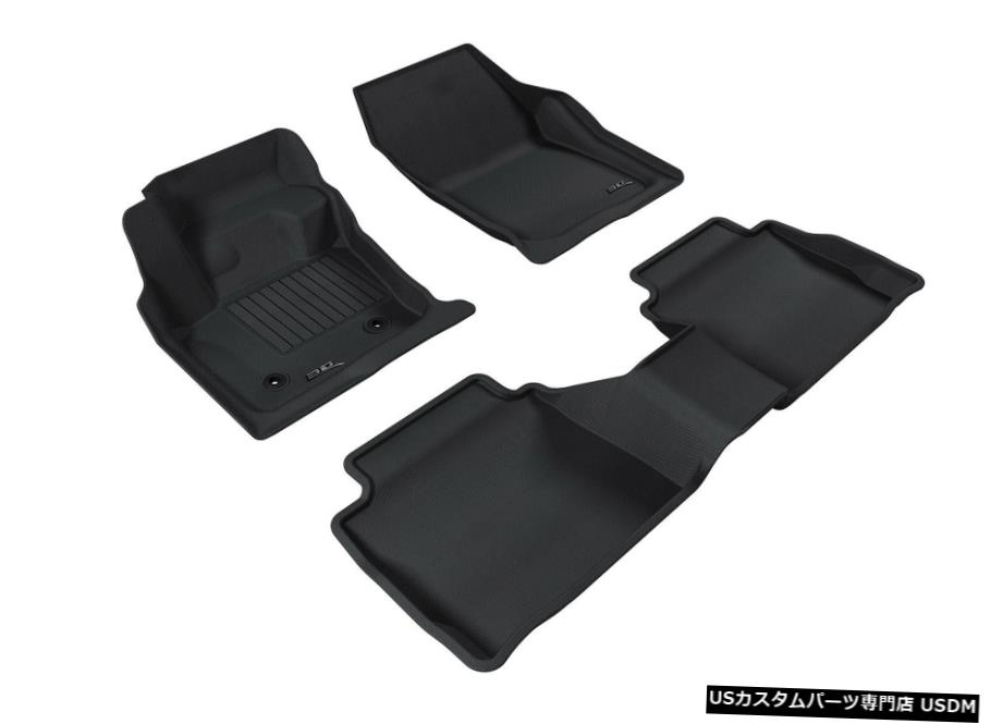 Floor Mat カグー全天候型ライナーグレー1列目および2列目フロアマット2013-2016フュージョン Kagu All-Weather Liners Gray 1st And 2nd Row Floor Mats for 2013-2016 Fusion 【並行輸入品】