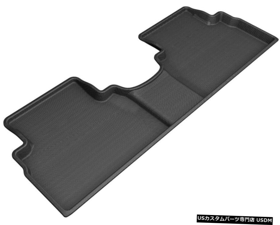 Floor Mat カグー全天候型ライナーブラック2列目フロアマット19-20サンタフェ5人用 Kagu All-Weather Liners Black 2nd Row Floor Mats for 19-20 Santa Fe 5 Passenger 【並行輸入品】