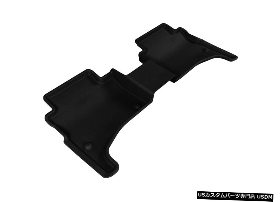 Floor Mat カグー全天候型ライナーブラック2列目フロアマット2003-2010カイエン/トゥアレグ Kagu All-Weather Liners Black 2nd Row Floor Mats for 2003-2010 Cayenne/Touareg 【並行輸入品】