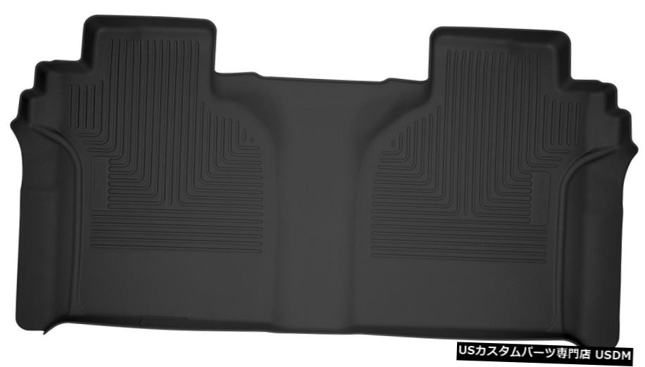 Floor Mat ハスキーライナーX-Actコントゥア2列目フロアマット19-20シルバラード/シエラクルー用 Husky Liners X-Act Contour 2nd Row Floor Mats For 19-20 Silverado/Sierra Crew 【並行輸入品】