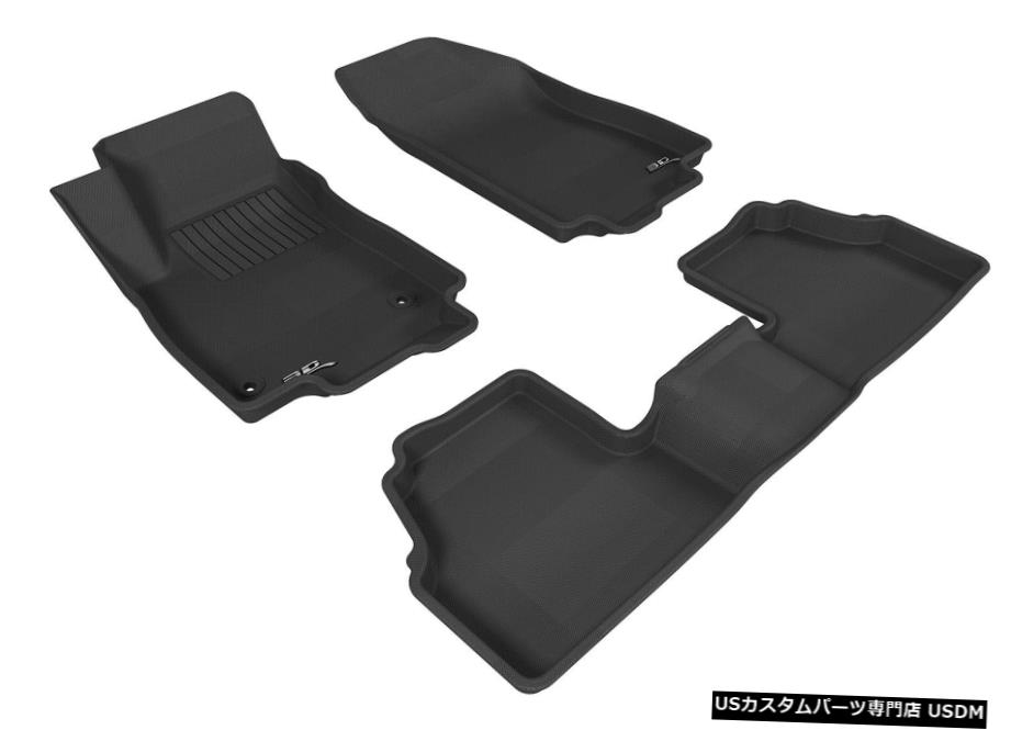 Floor Mat カグー全天候型カスタムフィットライナーグレー1列目および2列目フロアマットL1BC01601501 Kagu All-Weather Custom Fit Liners Gray 1st And 2nd Row Floor Mats L1BC01601501 【並行輸入品】