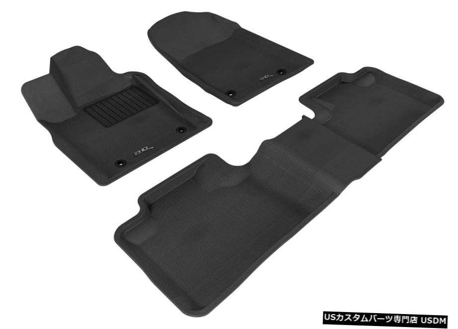 Floor Mat カグー全天候型カスタムフィットライナーグレー1列目および2列目フロアマットL1DG01301501 Kagu All-Weather Custom Fit Liners Gray 1st And 2nd Row Floor Mats L1DG01301501 【並行輸入品】