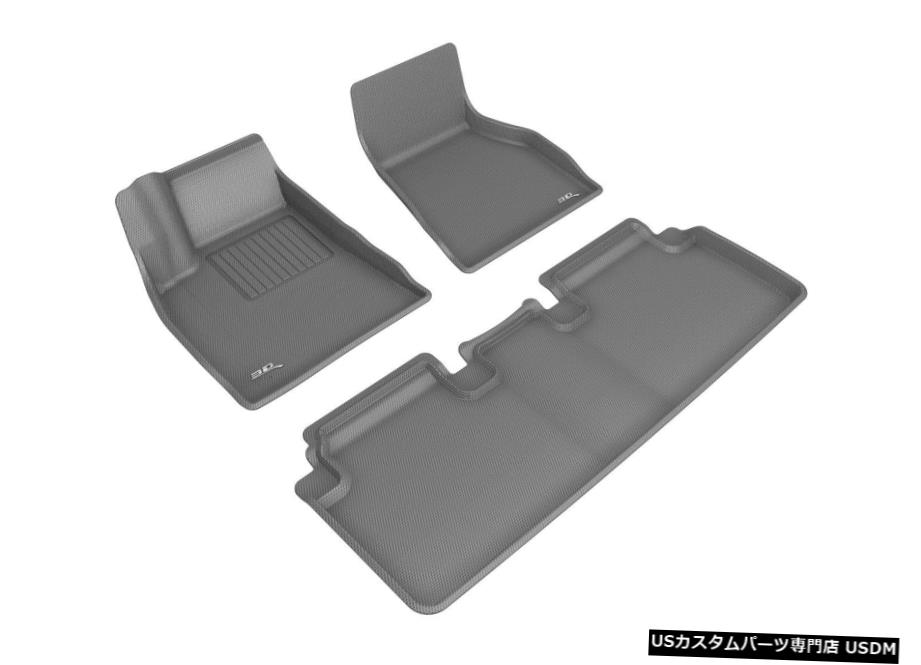 Floor Mat カグー全天候型カスタムフィットライナーグレー1列目および2列目フロアマットL1TL01301501 Kagu All-Weather Custom Fit Liners Gray 1st And 2nd Row Floor Mats L1TL01301501 【並行輸入品】