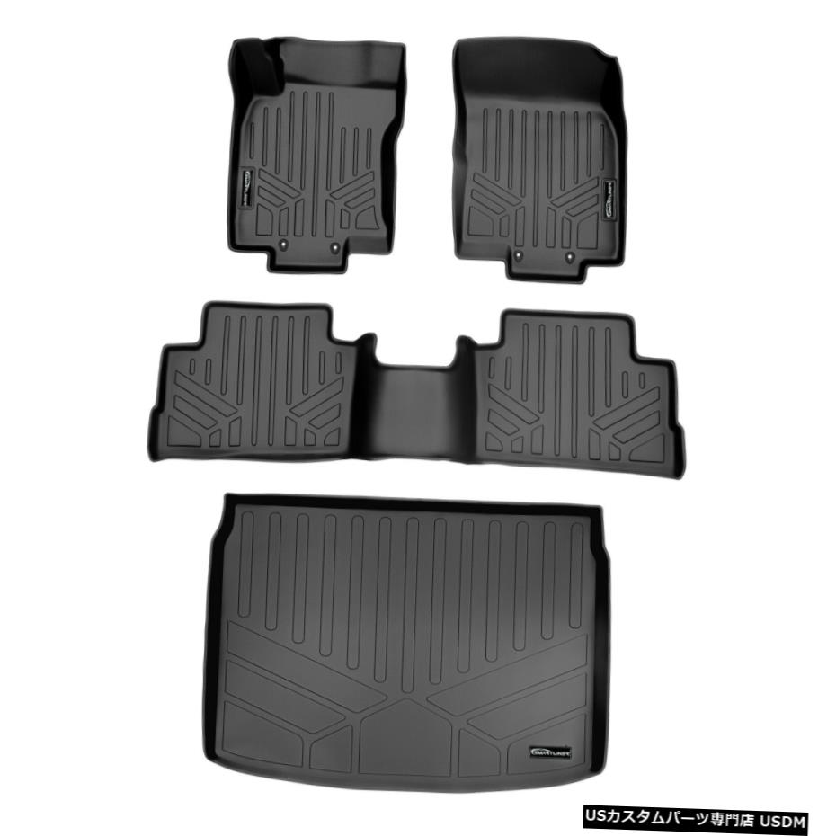 Floor Mat Smartlinerフロアマットカーゴライナーセット2017-2020ローグスポーツNoSモデル用ブラック Smartliner Floor Mat Cargo Liner Set Black for 2017-2020 Rogue Sport No S Models 【並行輸入品】