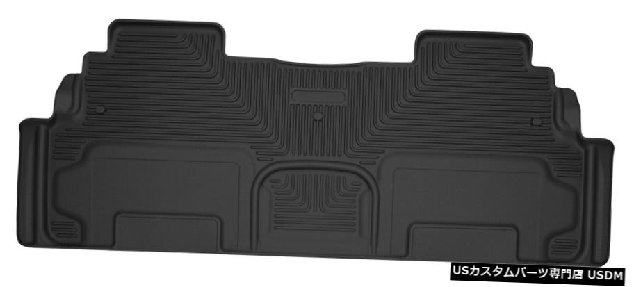 Floor Mat ハスキーライナーX-Actコントゥア2列目フロアマットブラック2008-17トラバース/エンクレーブ Husky Liners X-Act Contour 2nd Row Floor Mat Black for 2008-17 Traverse/Enclave 【並行輸入品】