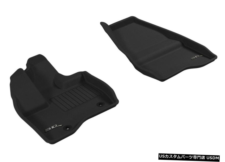 Floor Mat カグーオールウェザーカスタムフィットライナーグレー1列目フロアマット（2014年11月エクスプローラー用） Kagu All Weather Custom Fit Liners Gray 1st Row Floor Mats for 11-2014 Explorer 【並行輸入品】