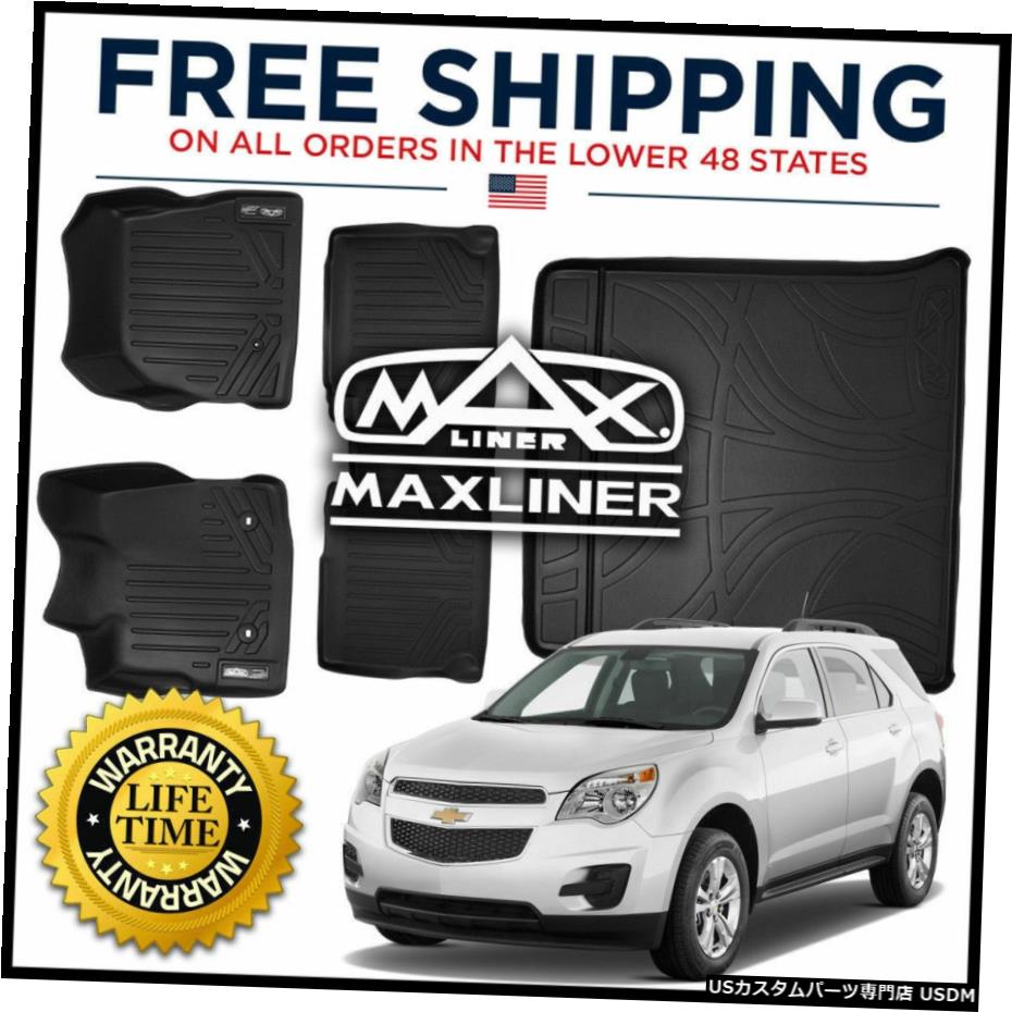 Floor Mat MaxLiner All Weather 1st 2nd＆Cargo Floor Mats Set for 2010-11 Equinox / Terrain MaxLiner All Weather 1st 2nd & Cargo Floor Mats Set for 2010-11 Equinox/Terrain 【並行輸入品】