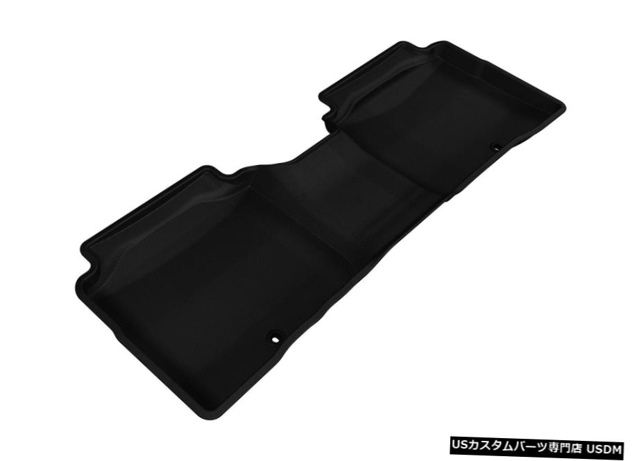 Floor Mat カグーオールウェザーライナーブラック2列目フロアマット2011-2015オプティマフックなし Kagu All Weather Liners Black 2nd Row Floor Mats for 2011-2015 Optima w/o Hooks 【並行輸入品】