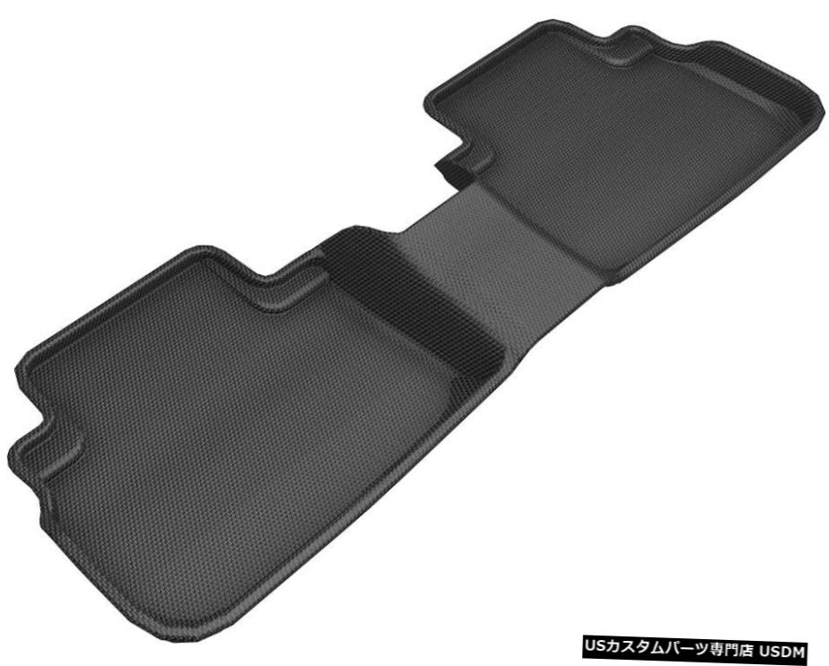 Floor Mat カグーオールウェザーカスタムフィットライナーブラック2列目フロアマット19-2020フォレスター Kagu All Weather Custom Fit Liners Black 2nd Row Floor Mats for 19-2020 Forester 【並行輸入品】