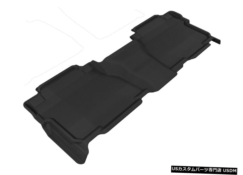 Floor Mat カグーオールウェザーカスタムライナーグレー2列目フロアマット07-13タンドラクルーマックス Kagu All Weather Custom Liners Gray 2nd Row Floor Mats for 07-13 Tundra CrewMax 【並行輸入品】