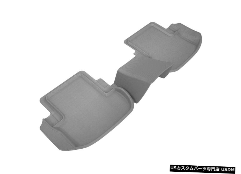 Floor Mat カグーオールウェザーライナーグレー2列目フロアマット2018-2020Eクラスクーペのみ Kagu All Weather Liners Gray 2nd Row Floor Mats for 2018-2020 E-Class Coupe Only 【並行輸入品】