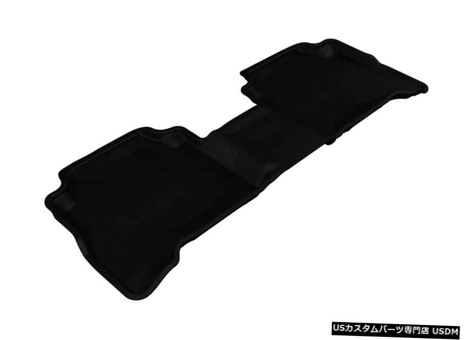 Floor Mat カグーオールウェザーライナーブラック2列目フロアマット2011-13ソレント7人用 Kagu All Weather Liners Black 2nd Row Floor Mats for 2011-13 Sorento 7 Passenger 【並行輸入品】