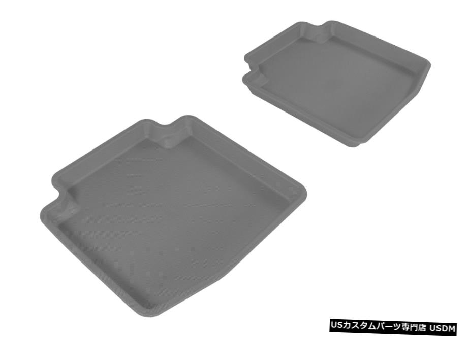 Floor Mat カグーオールウェザーカスタムライナーグレー2列目フロアマット2005-2009ラクロス Kagu All Weather Custom Liners Gray 2nd Row Floor Mats for 2005-2009 Lacrosse 【並行輸入品】