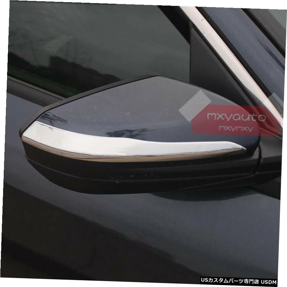 クロームメッキ ホンダシビック第10世代20162017 2018 New Chrome Door Side Mirror Trim Strip for Honda Civic 10th Gen 2016 2017 2018 【並行輸入品】