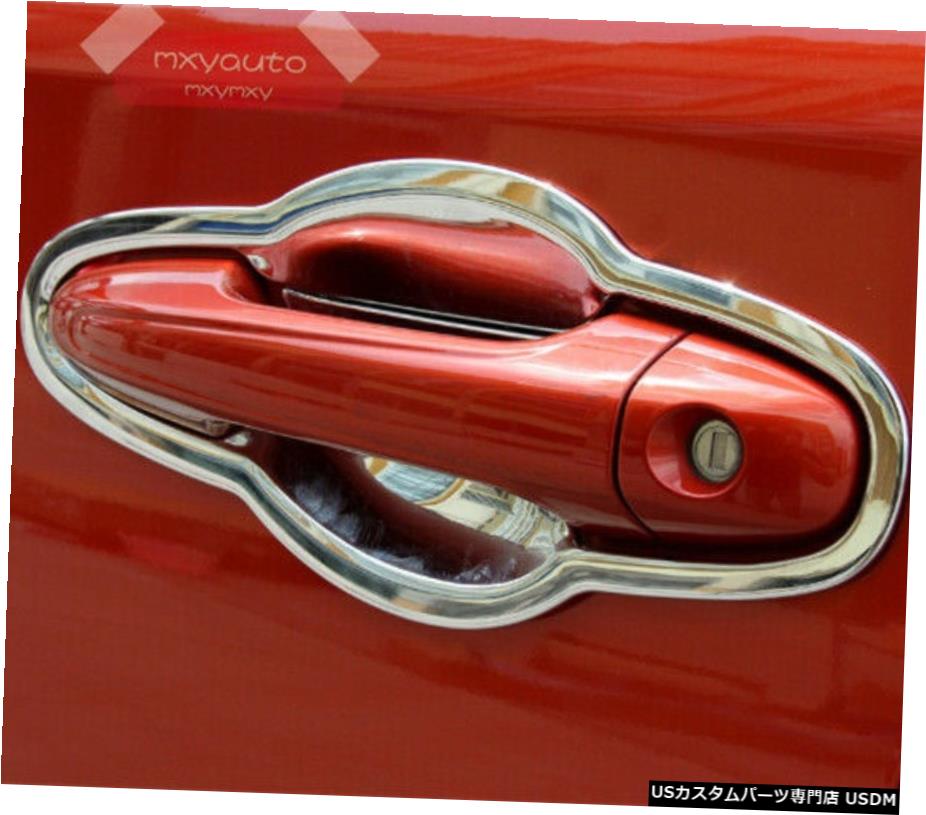 クロームメッキ ドアハンドルボウルカップフレームカバークロームトリムトヨタRAV42013-2016 2017 2018 Door Handle Bowl Cup Frame Cover Chrome Trim For Toyota RAV4 2013-2016 2017 2018 【並行輸入品】 28,327円