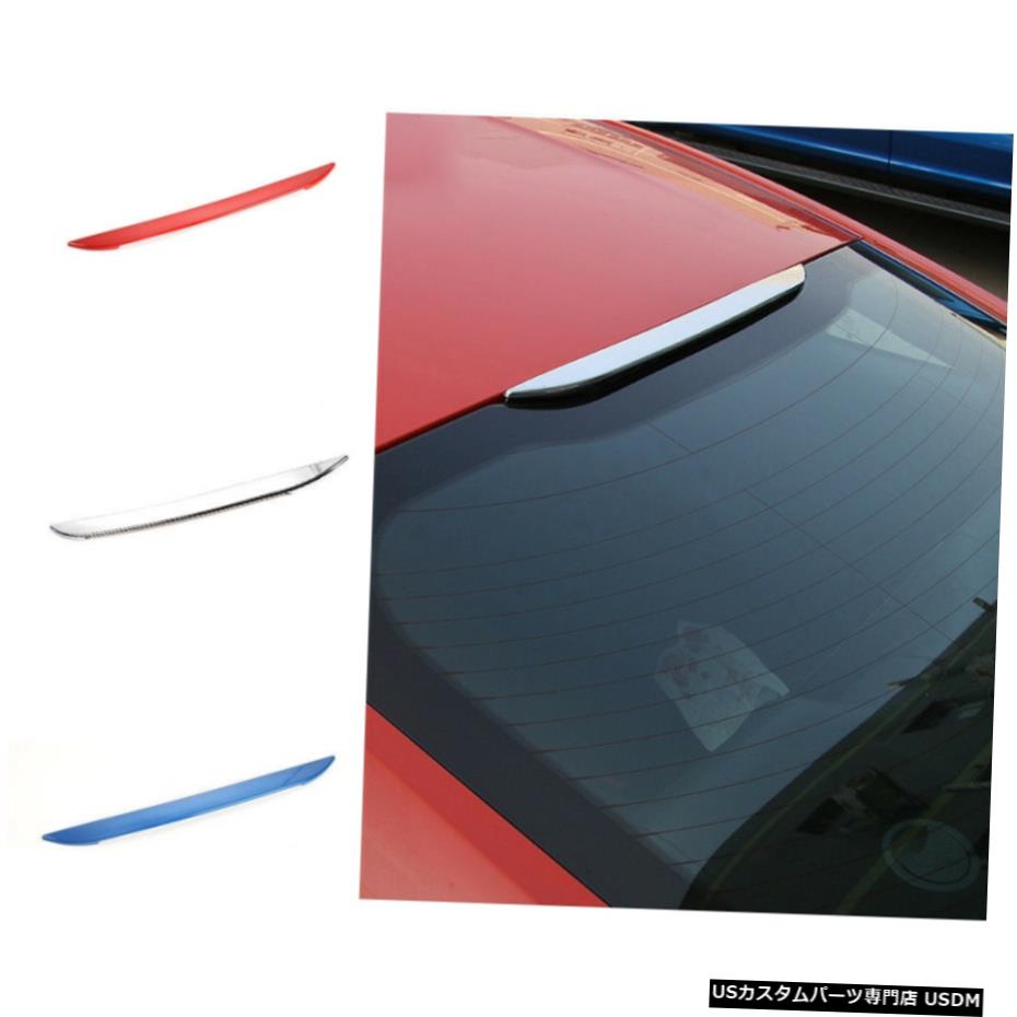 クロームメッキ ABSカーハイブレーキライトデカールフレームカバートリムフィットフォードマスタング2015-2017 ABS Car High Brake Light Decal Frame Cover Trim Fit For Ford mustang 2015-2017 【並行輸入品】