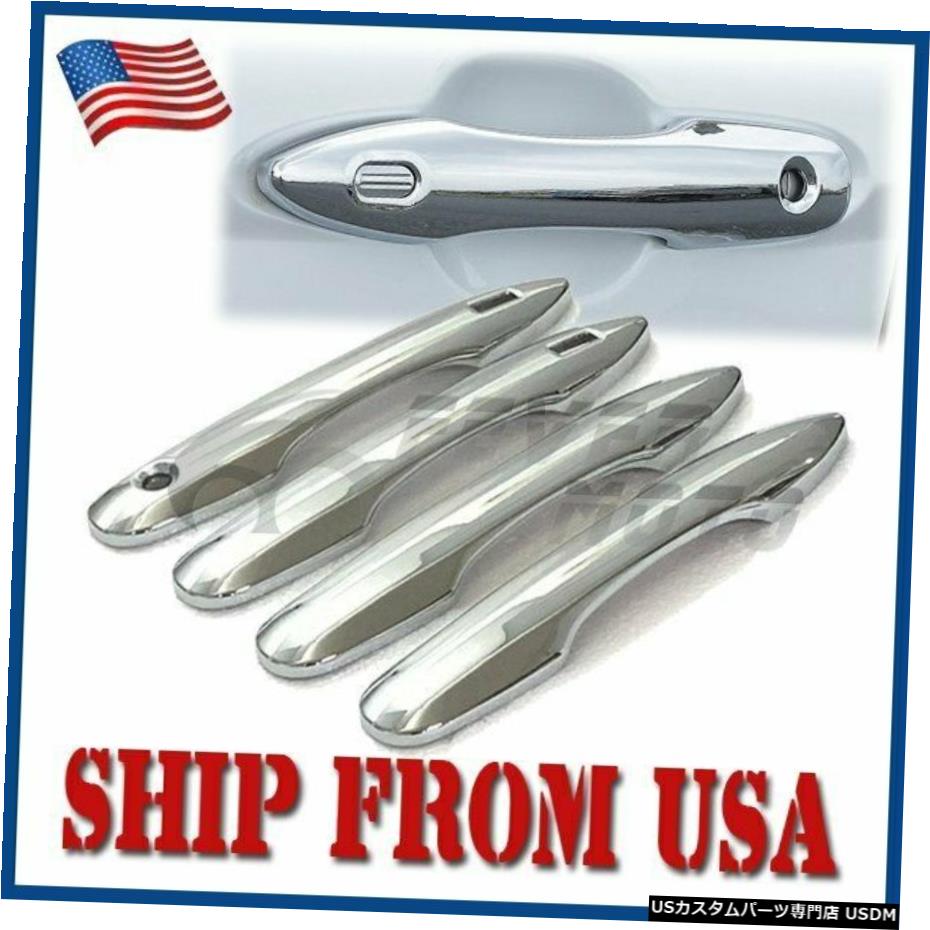 クロームメッキ US For 2018-2020 Toyota Camry Chrome Door Handle Cover W / Smart Key Hole FM US For 2018-2020 Toyota Camry Chrome Door Handle Cover W/ Smart Key Hole FM 【並行輸入品】