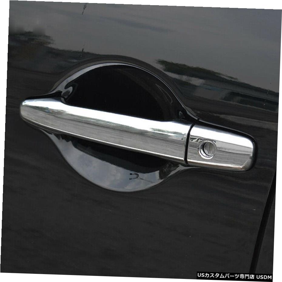 クロームメッキ Mitsubishi ASX RVR Outlander Sport 2010-2018 Chrome Door Handle Cover Trim for Mitsubishi ASX RVR Outlander Sport 2010-2018 【並行輸入品】