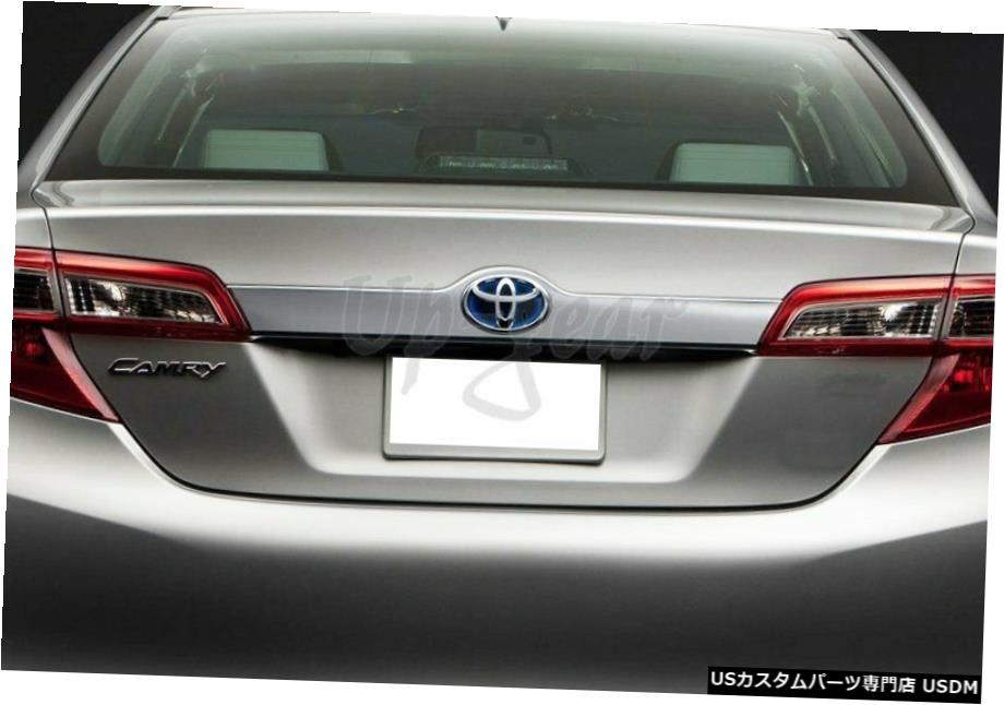 クロームメッキ トヨタカムリSEXLE LEミラークロームABSリアトランクストリーマーカバートリム用 For Toyota Camry SE XLE LE Mirror Chrome ABS Rear Trunk Streamer Cover Trim 【並行輸入品】