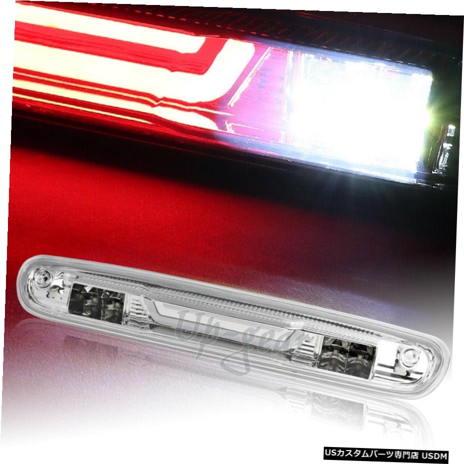 クロームメッキ 2007-2014GMCシエラ2500HD3500HDクロームハウジングLEDサードブレーキストップライト For 2007-2014 GMC Sierra 2500HD 3500HD Chrome Housing LED Third Brake Stop Light 【並行輸入品】