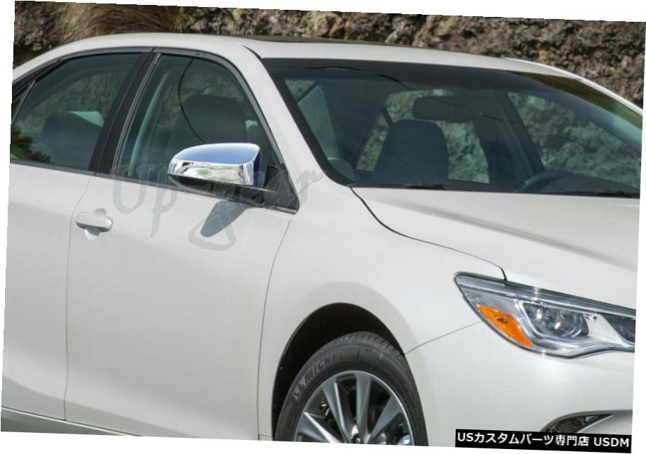 クロームメッキ トヨタカムリ用LESE XLE4DRクロームABSプラスチックサイドミラーカバーキャップ2PCS For Toyota Camry LE SE XLE 4DR Chrome ABS Plastic Side Mirror Cover Cap 2PCS 【並行輸入品】