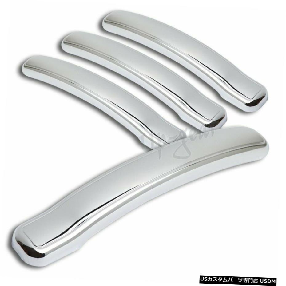 クロームメッキ 2002- 2006年のシボレーアバランチ15002500クローム4PCSドアハンドルレバーカバー For 2002-2006 Chevy Avalanche 1500 2500 Chrome 4PCS Door Handle Lever Covers 【並行輸入品】