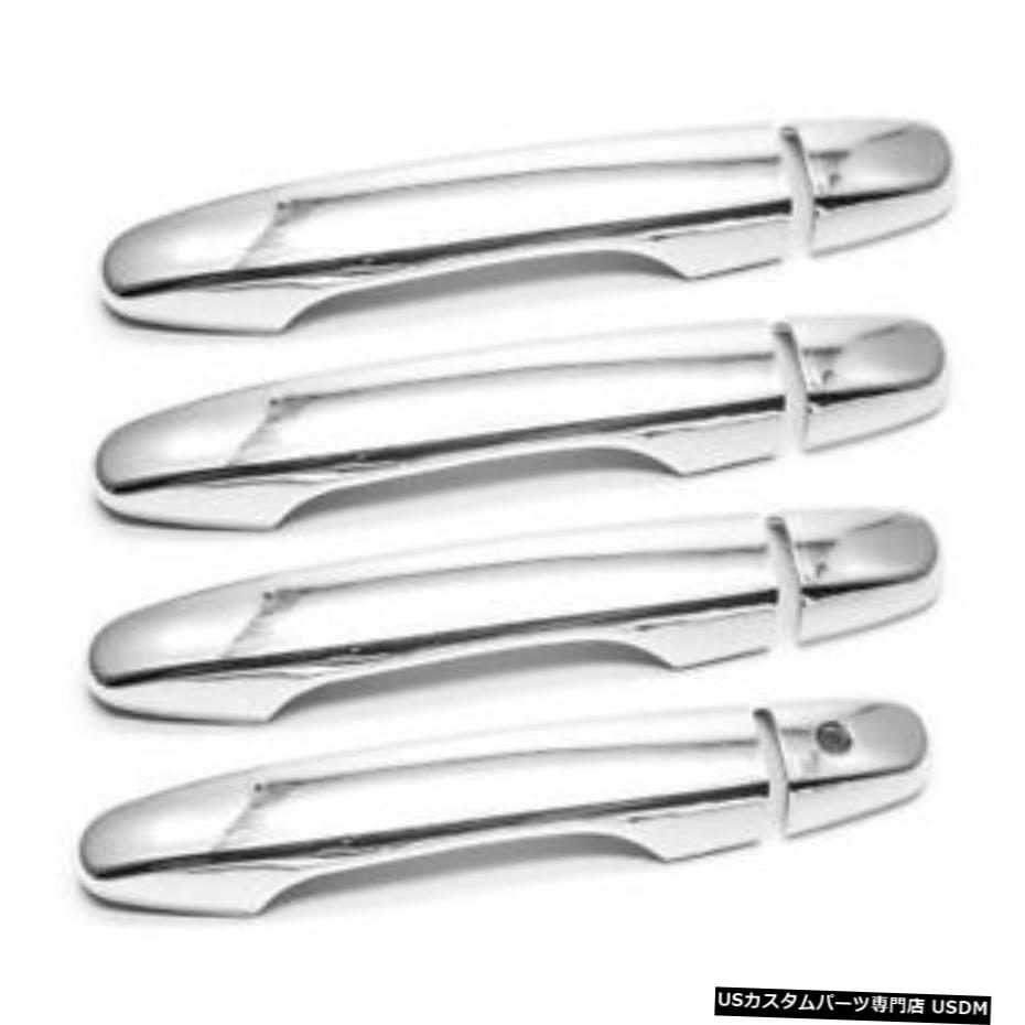 クロームメッキ 2012-2015ホンダシビッククロームドアハンドルカバー For 2012-2015 Honda Civic Chrome Door Handle Covers 【並行輸入品】