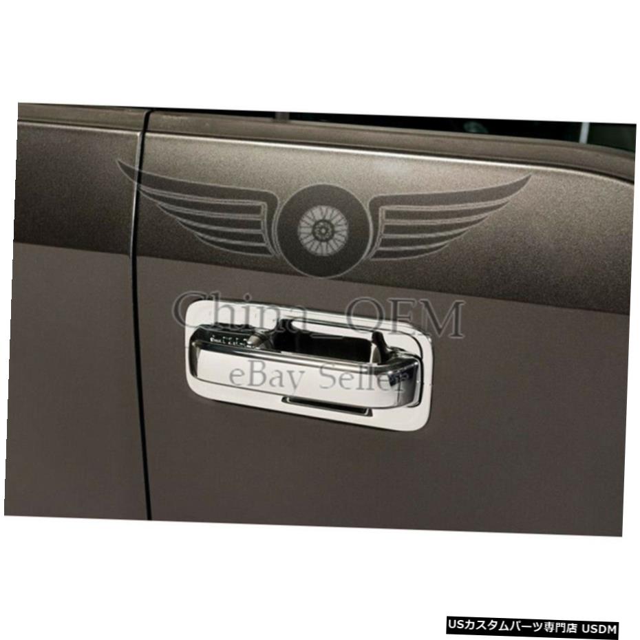 クロームメッキ クロームドアハンドルカバー&ボウルフィットフォードF150 F-150 2015 2016 2017 2018 2019 Chrome Door Handle Covers & Bowls Fit Ford F150 F-150 2015 2016 2017 2018 2019 【並行輸入品】