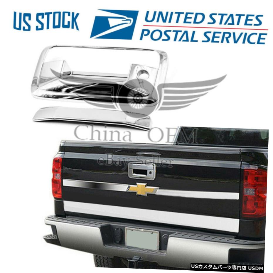 クロームメッキ 2015 16 2017 Chevy SILVERADO 1500/2500/3500 Chrome Rear Tailgate Cover Trim For 2015 16 2017 Chevy SILVERADO 1500/2500/3500 【並行輸入品】 26,796円