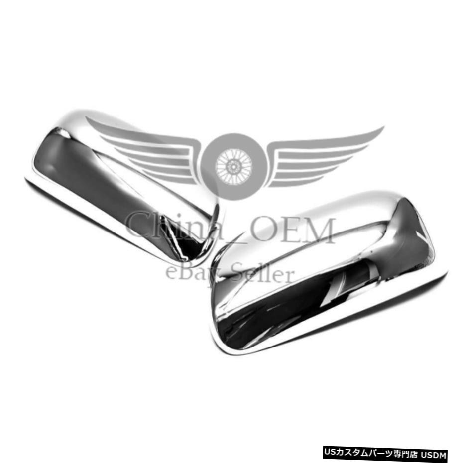 クロームメッキ 2007-2011トヨタヤリスクロームトップミラーカバー For 2007-2011 Toyota Yaris Chrome Top Mirror Covers 【並行輸入品】