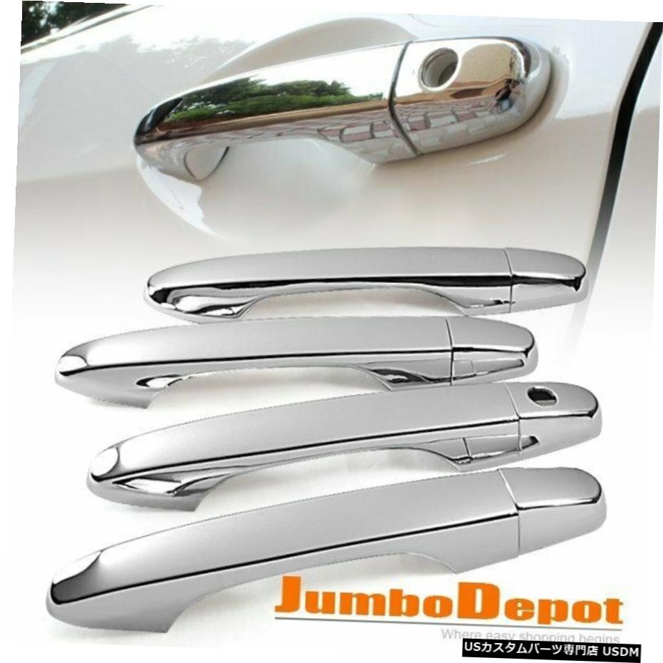 クロームメッキ クロームサイドドアハンドルカバートリムは12-16ホンダCR-V / 12-15シビックセダンに適合 Chrome Side Door Handle Cover Trims Fit for 12-16 Honda CR-V / 12-15 Civic Sedan 【並行輸入品】