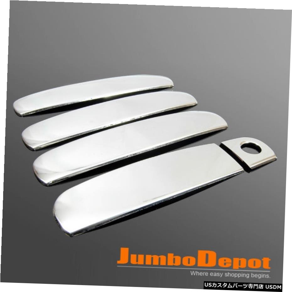 クロームメッキ アウディA4A6 S3 S4 S6 1999-02 Stainless Steel Chrome Door Handle Trims Cover for AUDI A4 A6 S3 S4 S6 1999-02 【並行輸入品】
