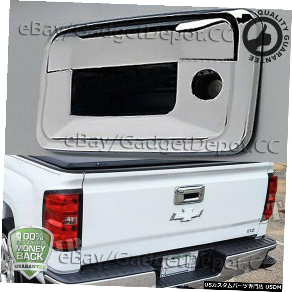 クロームメッキ 2015 2016 2017 Chevy SILVERADO 1500/2500/3500 1x Chrome Tailgate Cover Trim For 2015 2016 2017 Chevy SILVERADO 1500/2500/3500 【並行輸入品】
