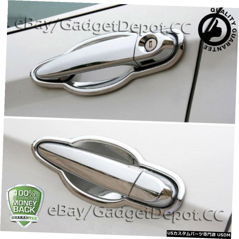 クロームメッキ 2006-2008 2009 2010 2011 BMW E903シリーズ4DRセダンクロームドアハンドルカバー For 2006-2008 2009 2010 2011 BMW E90 3-SERIES 4DR SEDAN Chrome Door Handle Cover 【並行輸入品】