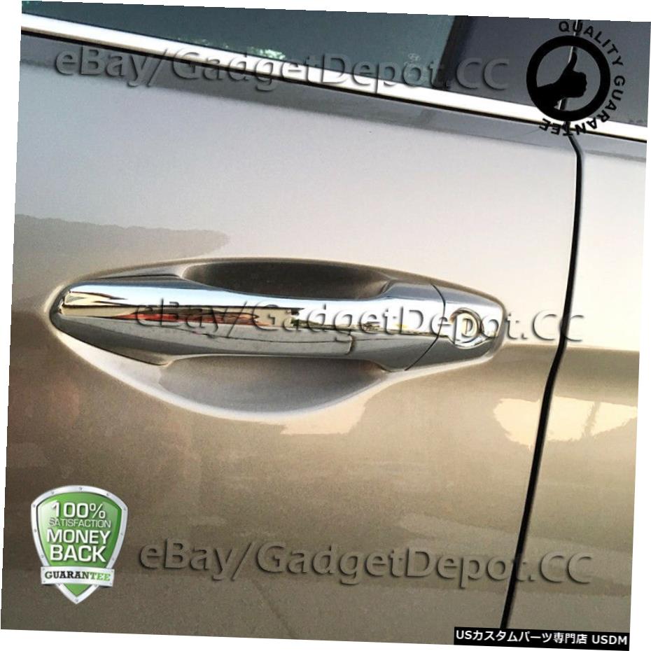 クロームメッキ 2006-2012ヒュンダイサンタフェクロームドアハンドルカバー For 2006-2012 Hyundai Santa Fe Chrome Door Handle Covers 【並行輸入品】