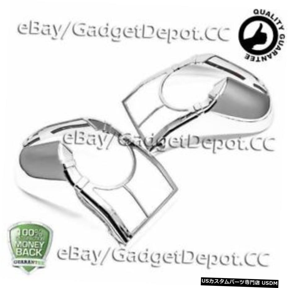 クロームメッキ 2007-2014トヨタFJクルーザークロームテールライトカバー For 2007-2014 Toyota FJ Cruiser Chrome Tail light Covers 【並行輸入品】