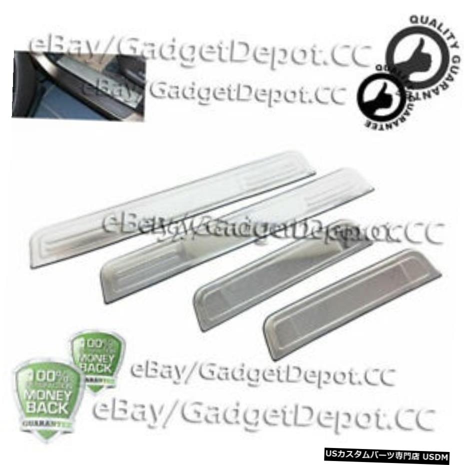 クロームメッキ ヒュンダイサンタフェ用クロームステンレススチールドアシル20062007 2008 2009-2012 Chrome Stainless Steel Door Sills For Hyundai Santa Fe 2006 2007 2008 2009-2012 【並行輸入品】