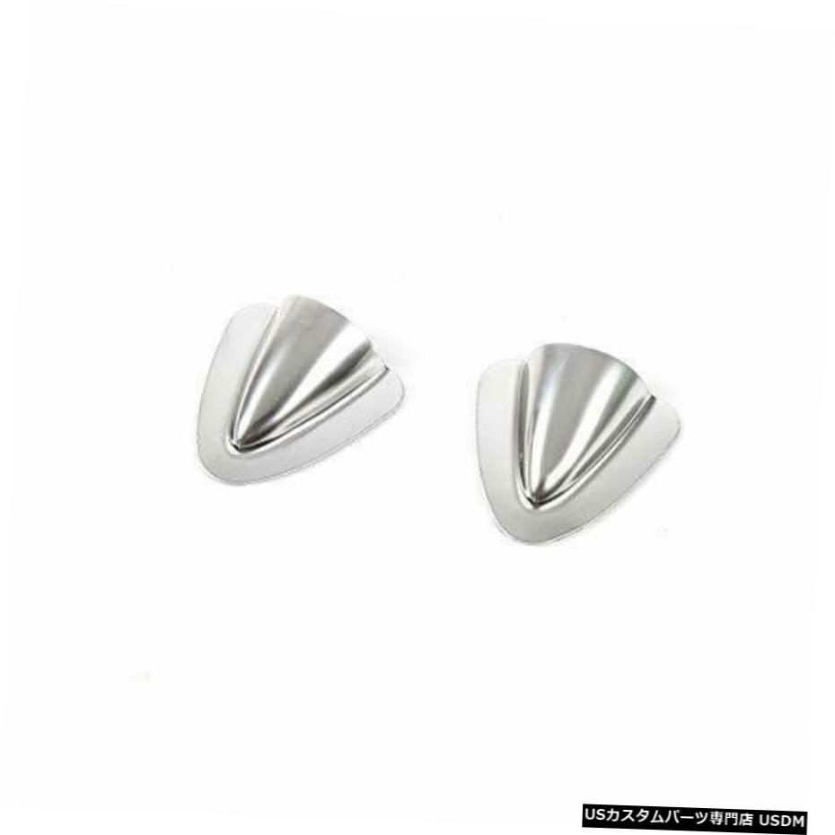 クロームメッキ ジープラングラーTJ用カーフロントガラススプレーノズルスパウトトリムカバー1997-06 Car Front Windshield Spray Nozzle Spout Trim Cover for Jeep Wrangler TJ 1997-06 【並行輸入品】
