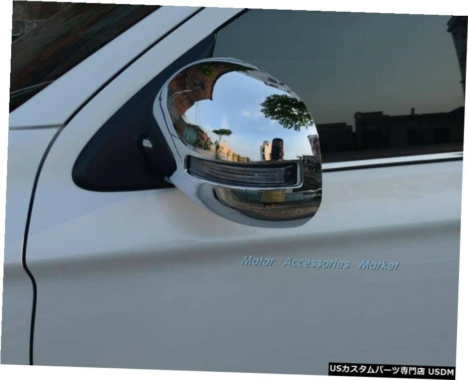 クロームメッキ 三菱アウトランダー2016-2019用の新しいクロームバックミラーカバートリム New Chrome Rearview Mirror Cover Trim For Mitsubishi Outlander 2016-2019 【並行輸入品】
