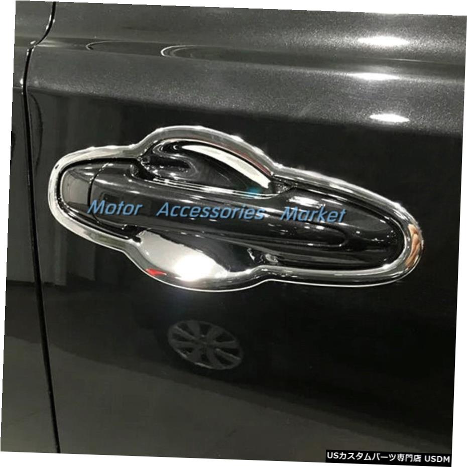 クロームメッキ New Chrome Handle Bowl Cover Trim for Toyota RAV4 2013 2014 2015 2016 2017 2018 【並行輸入品】