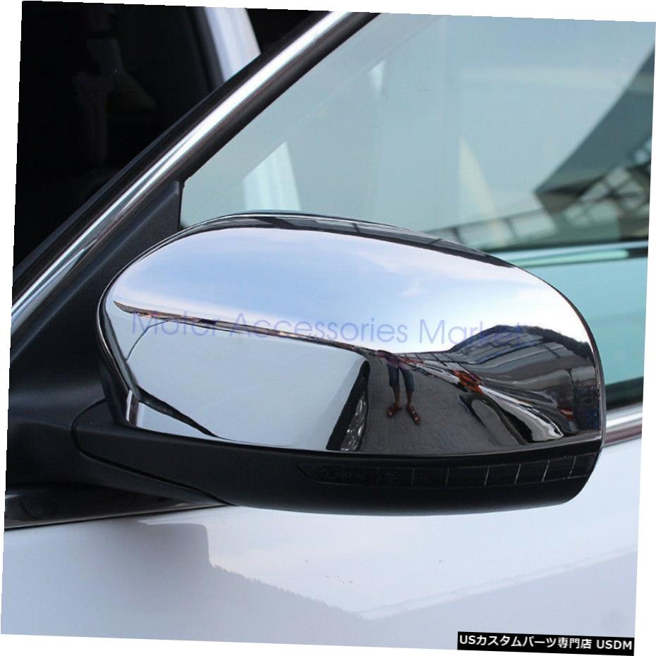 クロームメッキ New Chrome Rearview Mirror Cover Trim for JEEP Cherokee 2014-2019 Compass 2018 【並行輸入品】 27,951円
