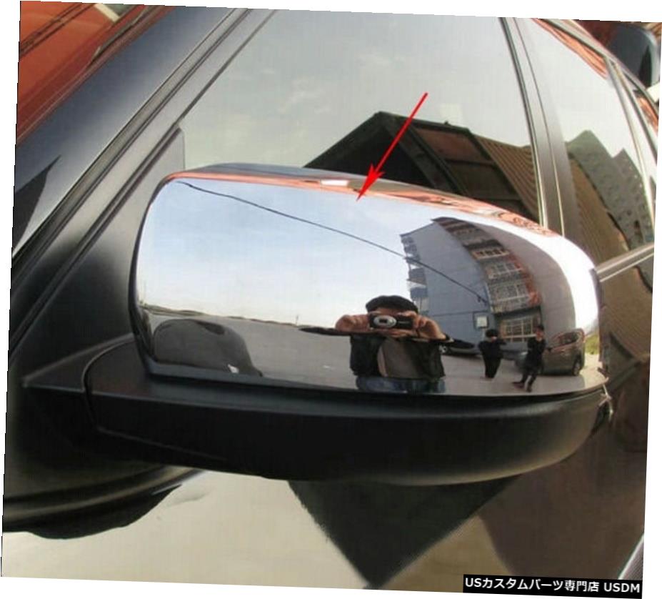 クロームメッキ New Chrome Rearview Mirror Trim Cover for BMW X5 E70 2008-2013 X6 E71 09-12 【並行輸入品】