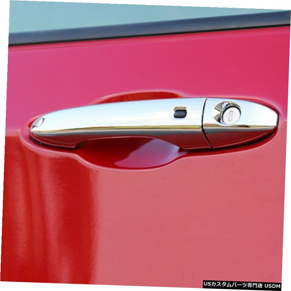 クロームメッキ ジープチェロキー2014-2019コンパス用の新しいクロームハンドルカバー成形トリム New Chrome Handle Cover Moulding Trim For Jeep Cherokee 2014-2019 Compass 【並行輸入品】 26,085円