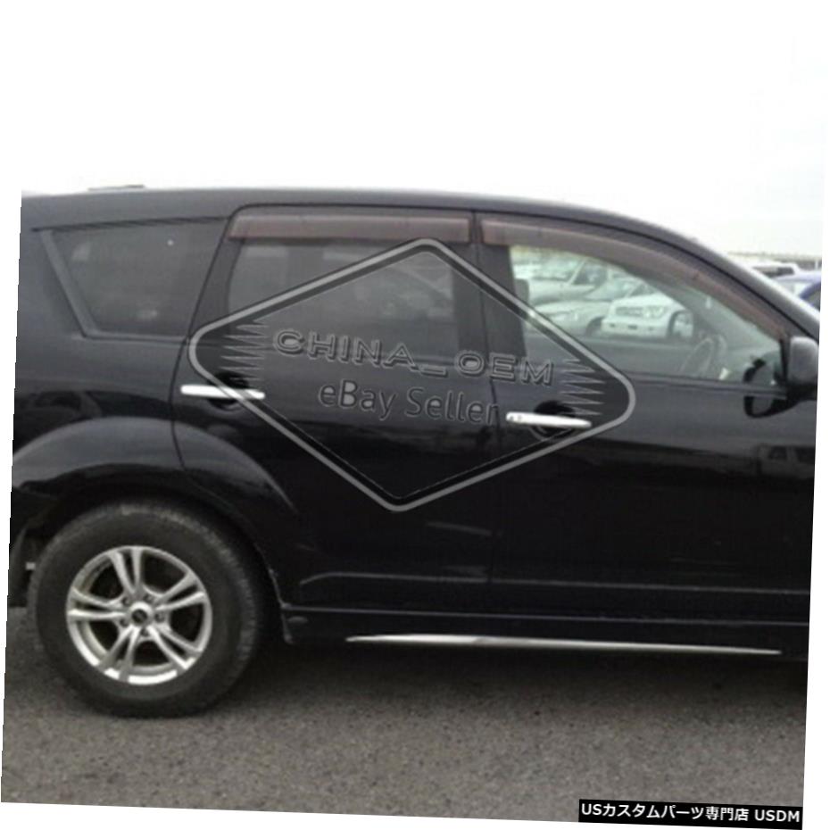 クロームメッキ 三菱ギャラン用クロームABS4ドアハンドルカバー20042005 06 07 2008 2009 Chrome ABS 4 Door Handle Covers For Mitsubishi Galant2004 2005 06 07 2008 2009 【並行輸入品】