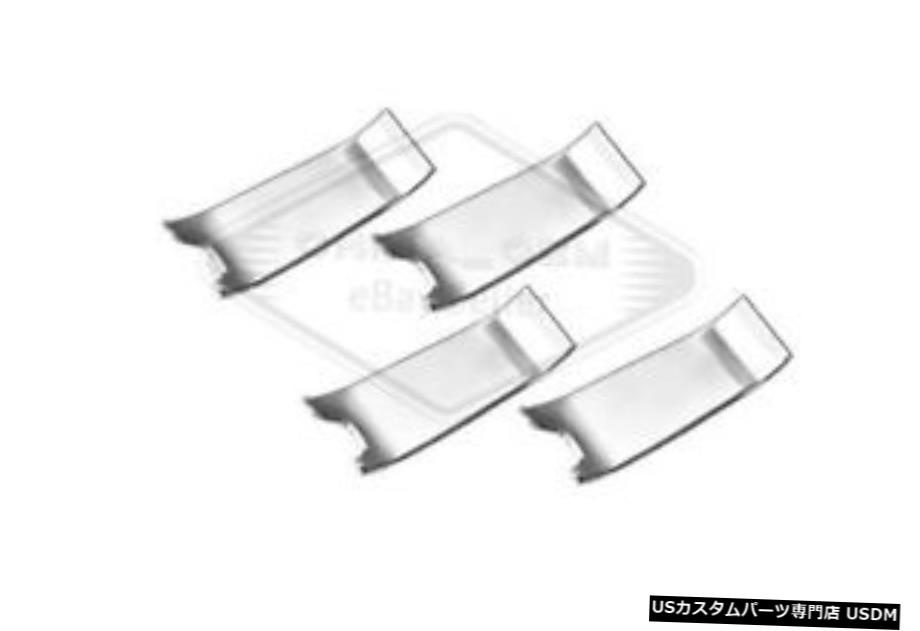 クロームメッキ Fit 2007-2011 Chevrolet Avalanche Chrome Door Handle Bowls 【並行輸入品】