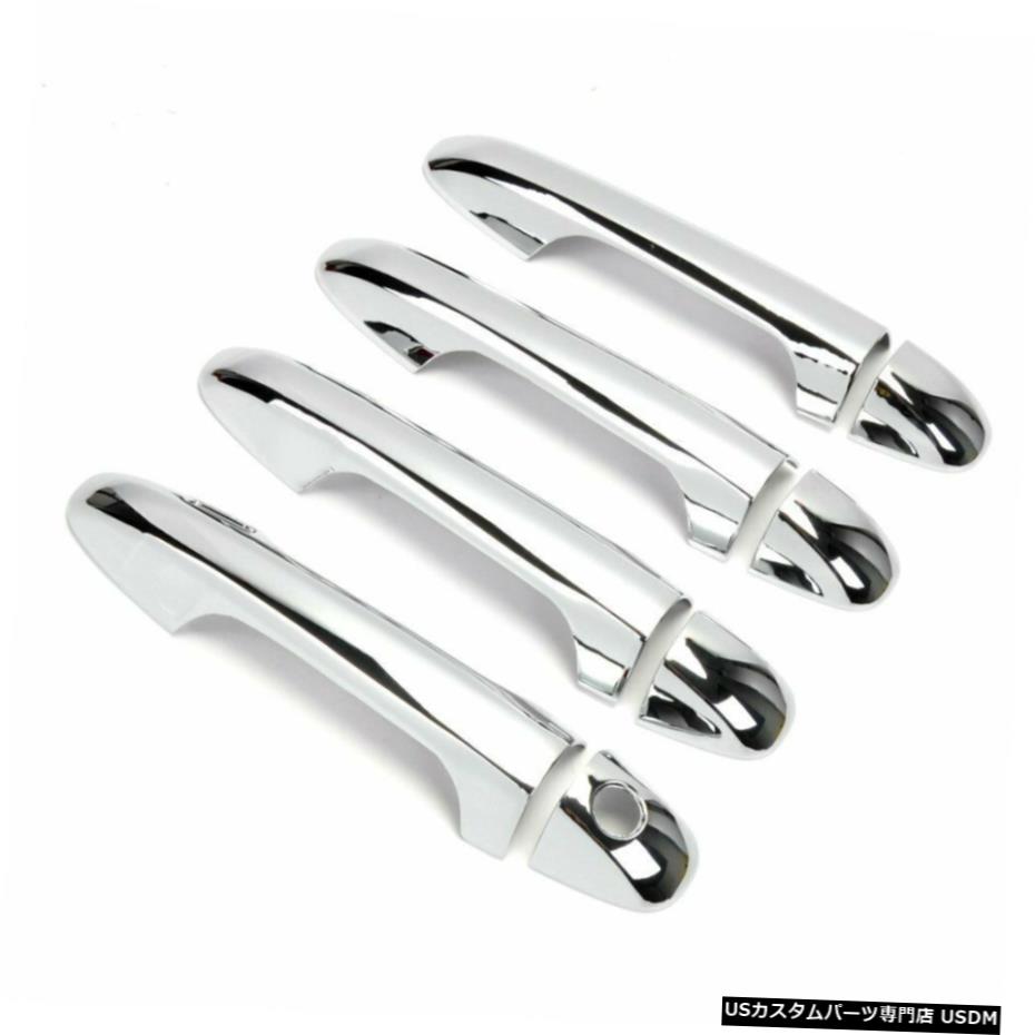 クロームメッキ トヨタハイランダー20142015 2016クロームモールディングABSトリム用ドアハンドルカバー Door Handle Cover For Toyota Highlander 2014 2015 2016 Chrome Molding ABS Trim 【並行輸入品】