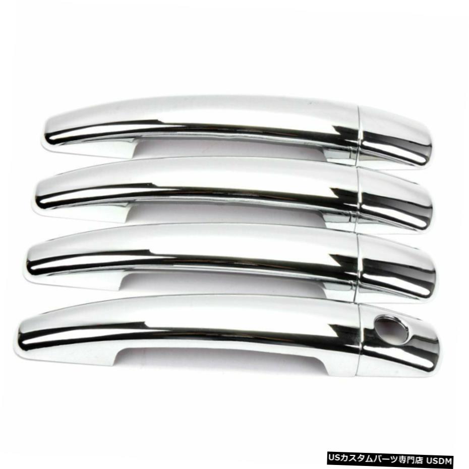 クロームメッキ プジョー用207308 407 408 3008 C4 C6クロームドアハンドルカバーモールディングトリム FOR PEUGEOT 207 308 407 408 3008 C4 C6 CHROME DOOR HANDLE COVER MOLDING TRIM 【並行輸入品】